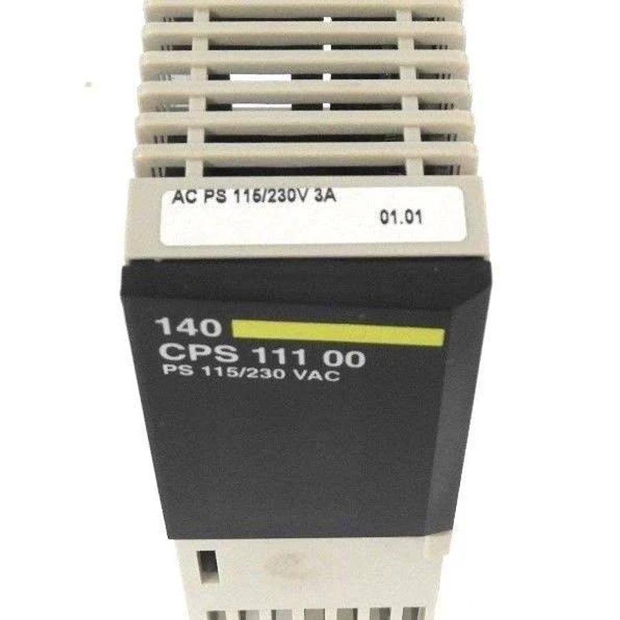 Used SCHNEIDER MODICON 140-CPS-111-00 AS PS 115/230V 3A MODULE 140CPS11100