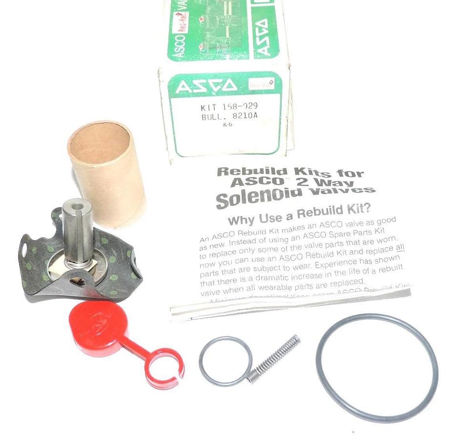 NIB ASCO 158-929 REBUILD KIT 158929 BULL. 8210A