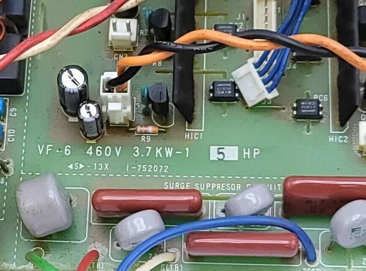 Used ALLEN BRADLEY 1-752072 POWER SUPPLY BOARD VF-6 460V 3.7KW-1 5HP