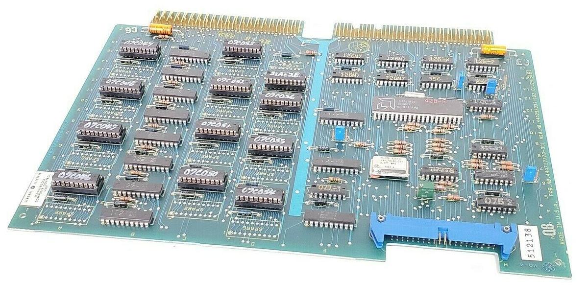 Used GENERAL ELECTRIC IC600CB501A COMPUTER CONTROL UNIT 44A297033-G02