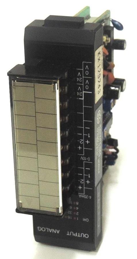 Used GE FANUC IC610MDL166A ANALOG OUTPUT MODULE (2 CIRCUITS)
