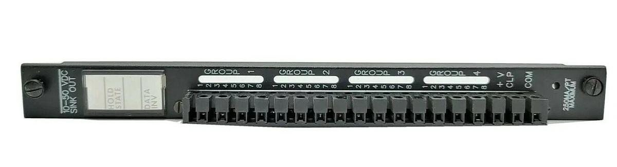 Used GE FANUC IC600FP923K FRONT COVER FOR 10-50V SINK OUTPUT MODULE