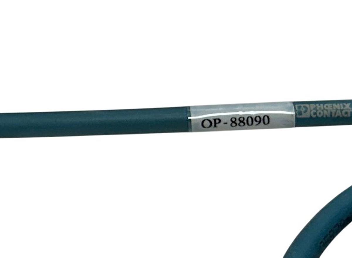 Used KEYENCE OP-88090 / OP88090 OEM SZ-V SERIES EtherNet CABLE M12 4-PIN 5M NSNP