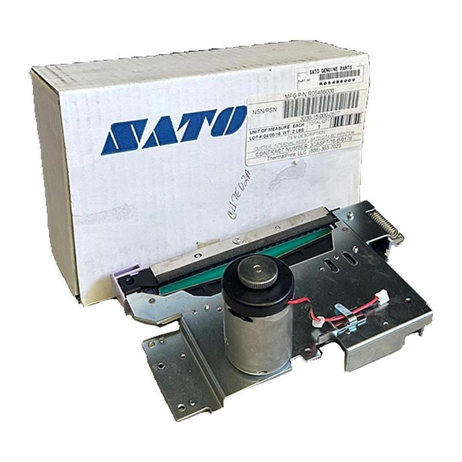 Used SATO R05486000 INTERNAL CUTTER ASSEMBLY FOR SATO GT4 BC PRINTER *LIGHTLY USED