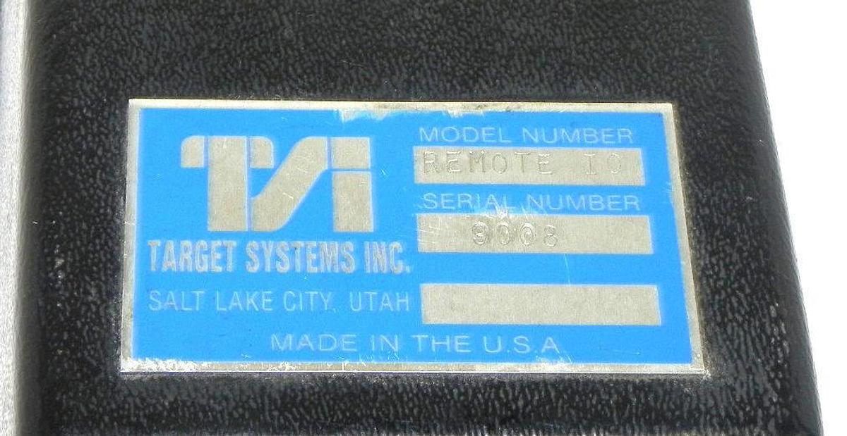 Used TARGET SYSTEMS INC REMOTE I/O4000 GAUGE SYSTEM IO4000