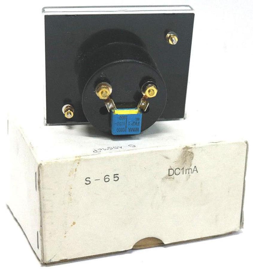 NIB ELDEC S-65 METER 0-100 %P DC1mA, S65