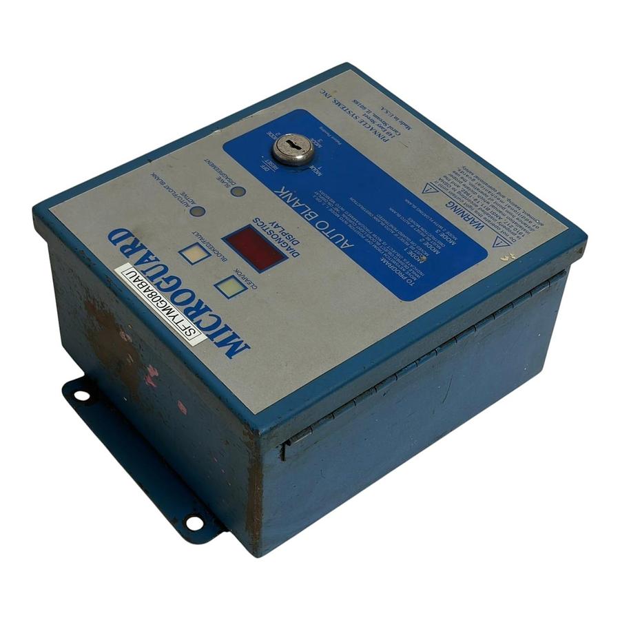 Used Pinnacle Microguard MG-08-AB-AU Safety Light Curtain Controller Box
