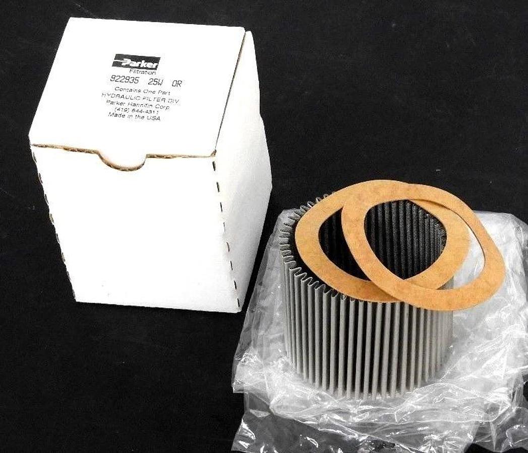 Used NIB PARKER HANNIFIN 922935 25W OR HYDRAULIC FILTER