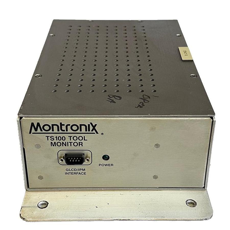 Used MONTRONIX TS100 TOOL MONITOR CONTROLLER 120/230V 50/60Hz 33W
