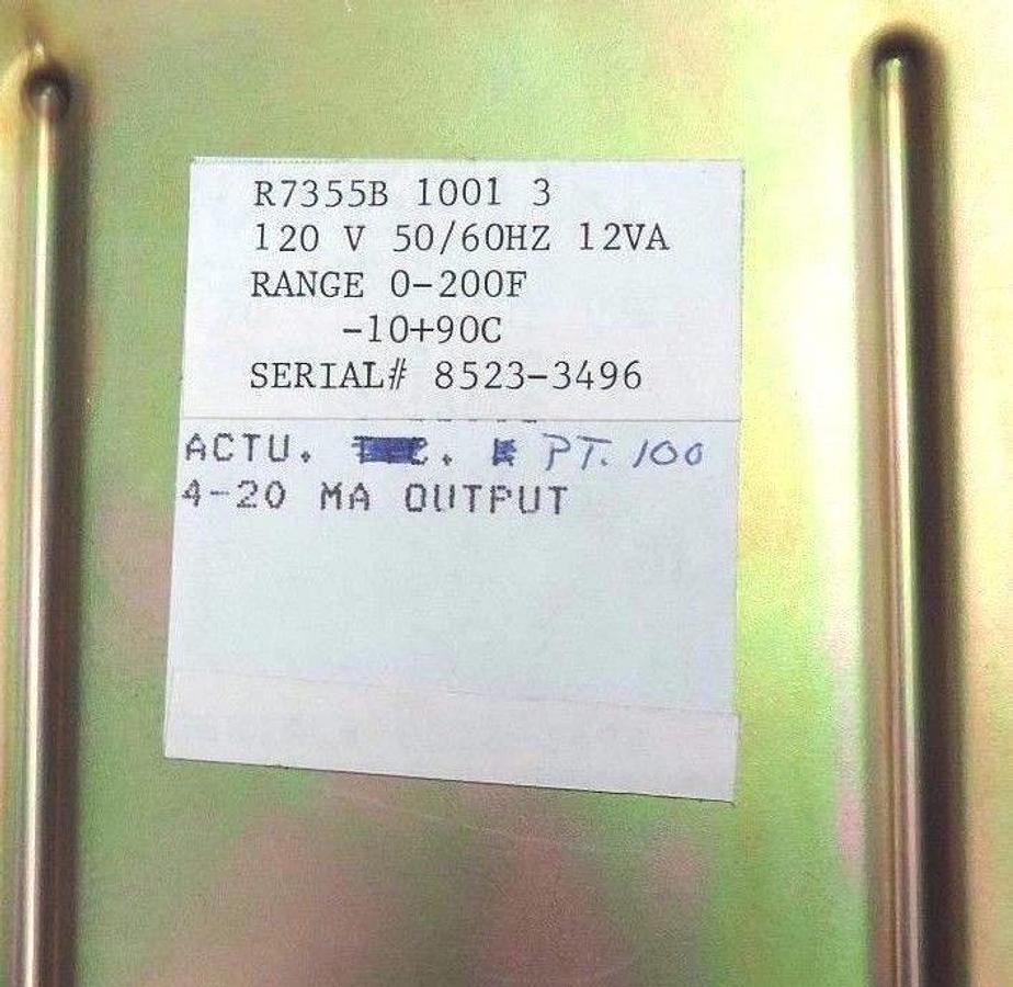 Refurbished REPAIRED HONEYWELL R7355B 1001 3 DIALATROL CONTROLLER 120V, 50/60HZ, 12VA