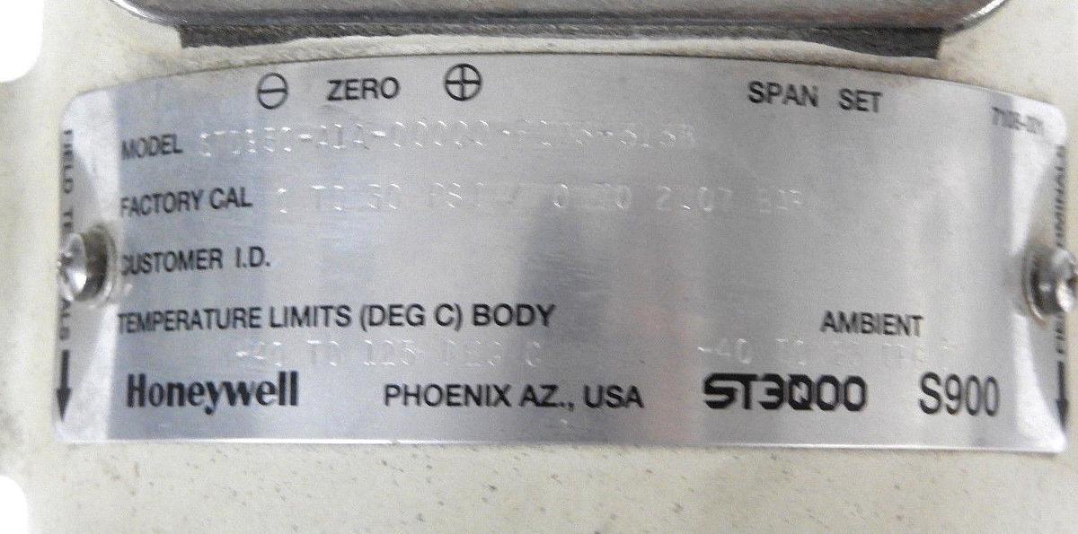Used HONEYWELL STD930 PRESSURE TRANSDUCER 0-30PSI, STD930-A1A-00000-F1D3-3138