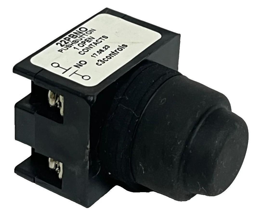 c3controls 22PBNO 22mm NEMA Pushbutton Non-Illuminated 1 N.O. Normally Open NSNP