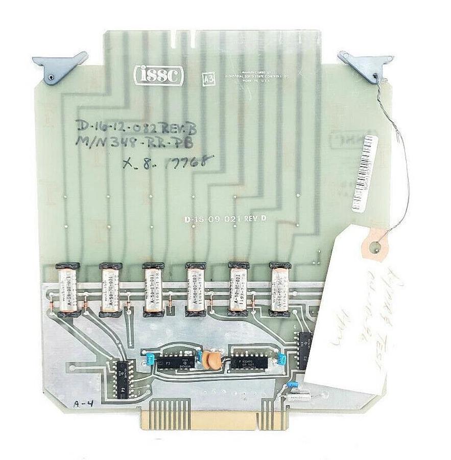 Refurbished REPAIRED ISSC D-16-09-21 REV. D RELAY BOARD, D-16-12-082 REV. B, 348-RR-PB