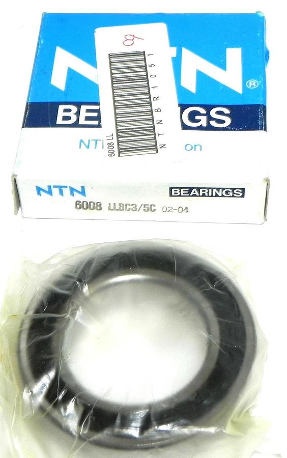 Used NIB NTN 6008LLBC3/5C SINGLE ROW RADIAL BALL BEARING 6008LLBC35C