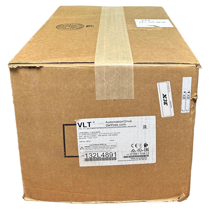 DANFOSS FC-321P4K0T5P66H2BGXXSXSXXXXAXBXCXXXXDX / 132L4891 AutomationDrive NSMP