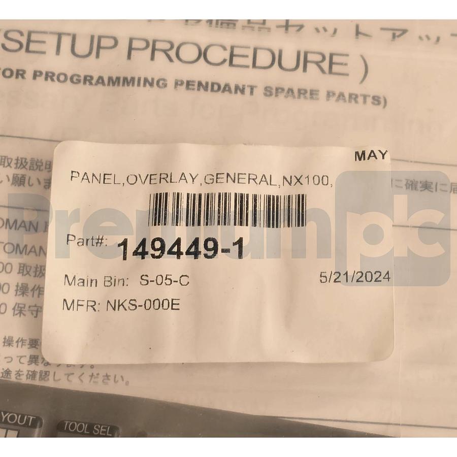 Yaskawa Motoman JZRCR-NPP01B-1 NX100 Teach Pendant | 6.5" Color LCD | E-Stop NEW