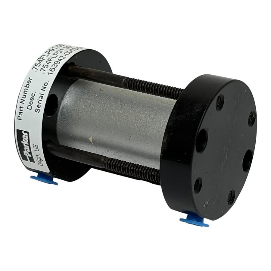 Used Parker .754FLP91.50 LP Series Compact Pneumatic Cylinder New Surplus