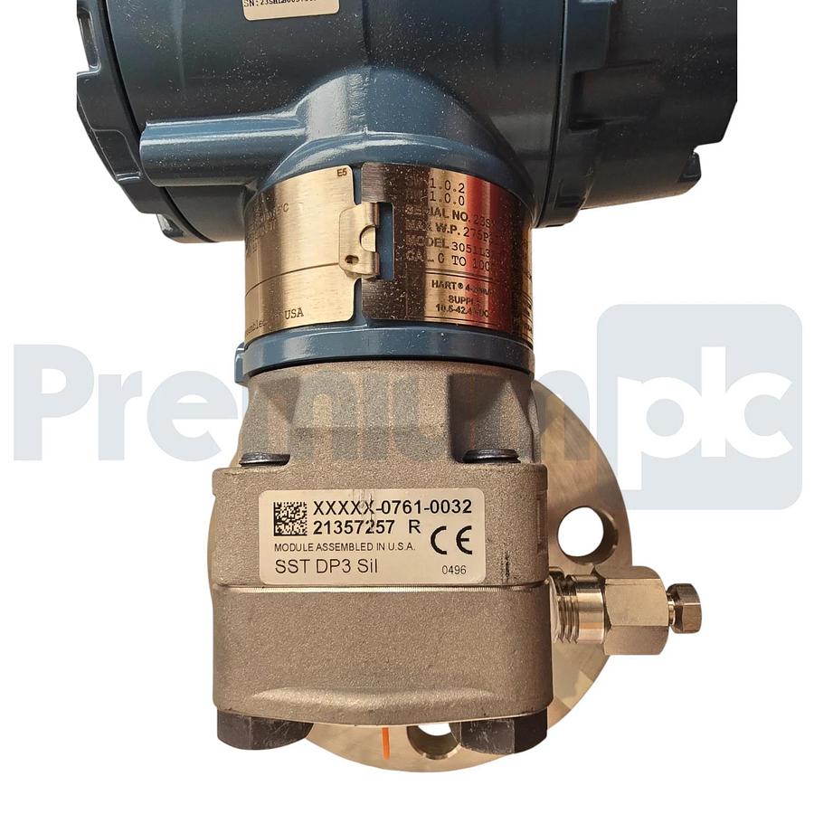 Rosemount 3051L Level Transmitter 2" DN50 HART 0-1000 inH2O 3051L3AG0XD21AAE5M5