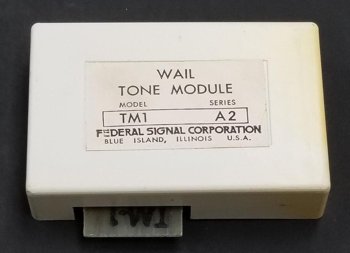 Used FEDERAL SIGNAL TM1 WAIL TONE MODULE SER. A2