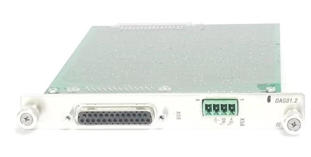 Used INDRAMAT DAG01.2 SERVO CONTROLLER CARD DAG01 / 109-0942-4B45-09 / 109-0942-4A45
