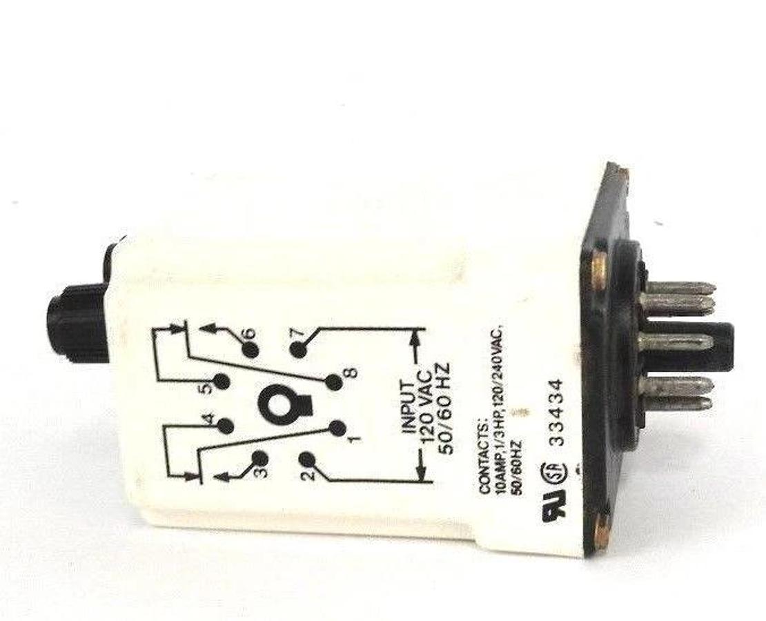 Used SPC TECHNOLOGY VOLTREX SCKK-10-461 SOLID STATE TIMER .1-10 SEC. SCKK10461