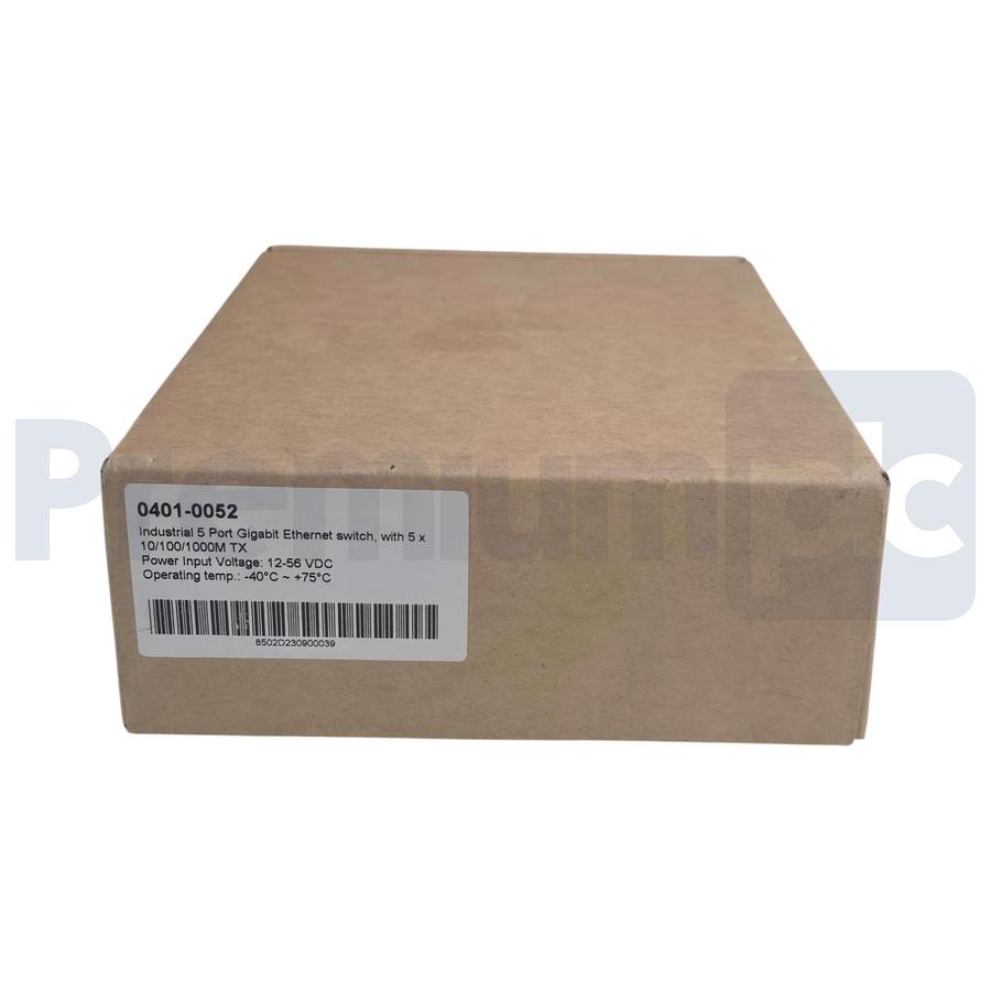 Used Dinkle 0401-0052 Industrial 5-Port RJ-45 Gigabit Ethernet Switch 12-56VDC NSMP