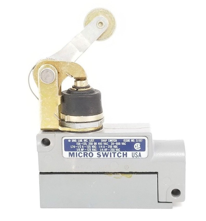 Used MICRO SWITCH BZG1-2RN2 8429 LIMIT SWITCH ASSEMBLY BZG12RN2