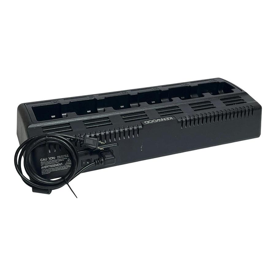 Used Kenwood KSC-256A 6-Unit Gang Multi Charger Desktop Charging Station
