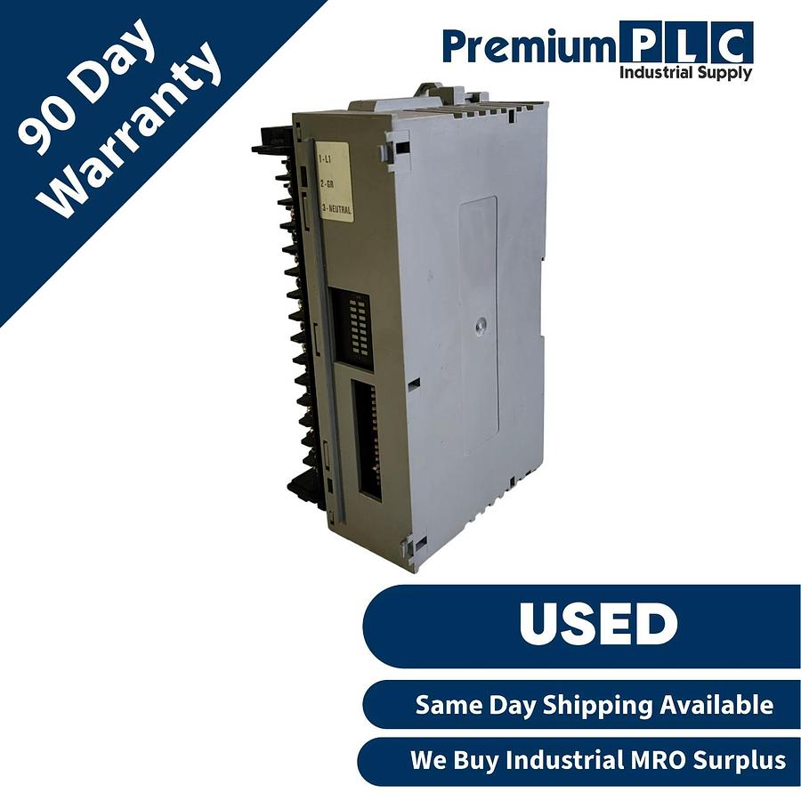 Used USED ALLEN BRADLEY 1791-8AC /B AC BLOCK I/O MODULE 8IN/8OUT 120VAC 17918AC