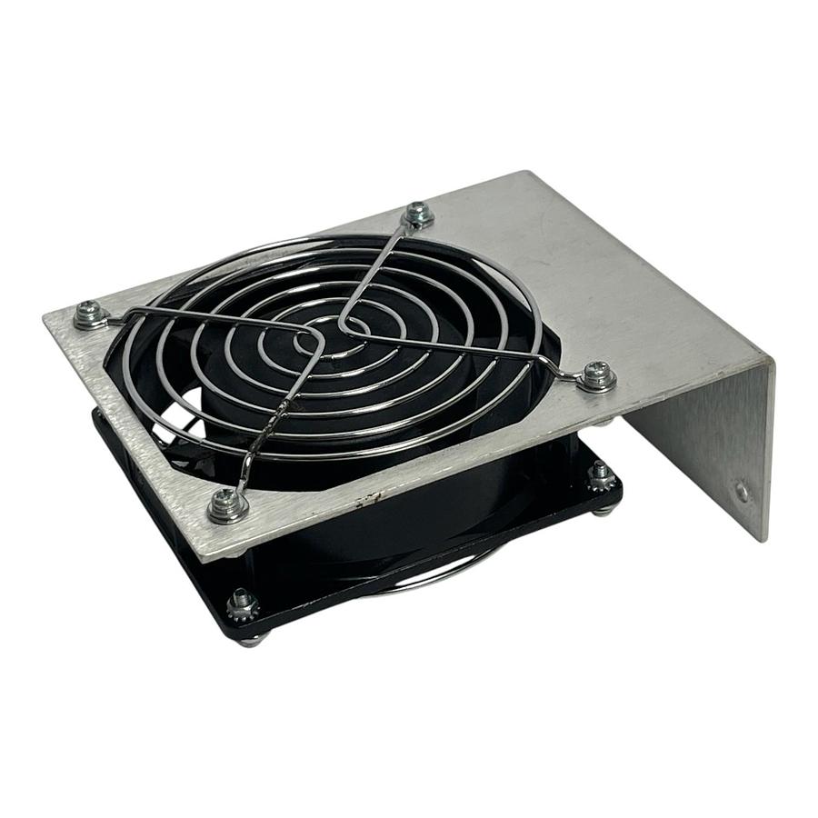 Used Sunon SF11592A 1092HBT AC Axial Fan 115V 92mm w/ Aluminum Bracket & Grills