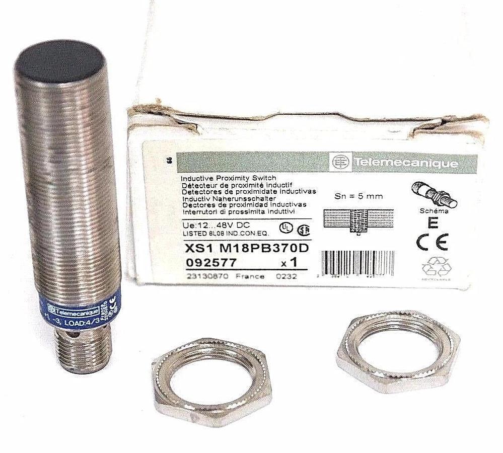 Used NIB TELEMECANIQUE XS1M18PB370D INDUCTIVE PROXIMITY SWITCH 092577, XS1-M18PB370D