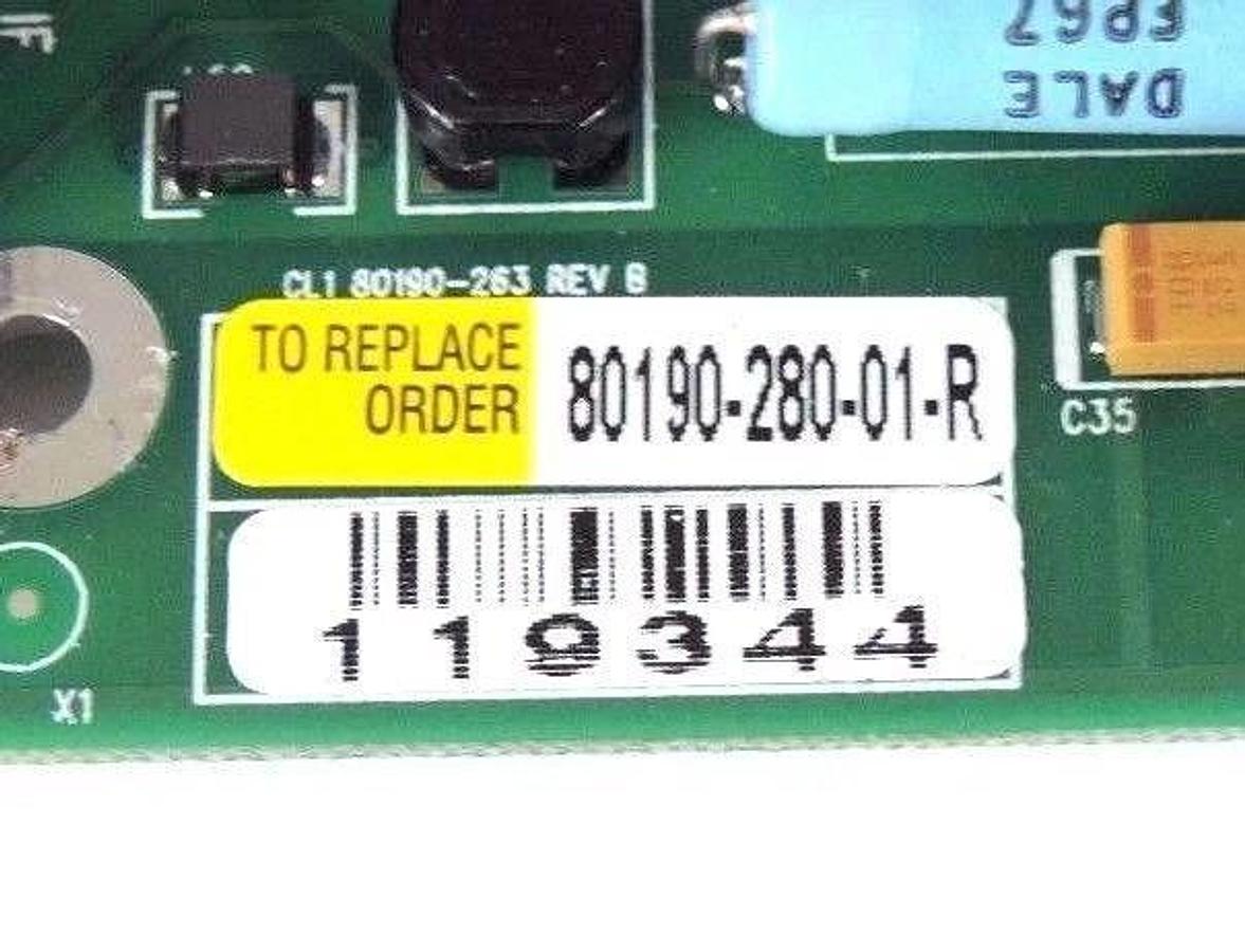Used ALLEN BRADLEY 80190-280-01-CR PC BOARD 80190-280-01-R REV 12
