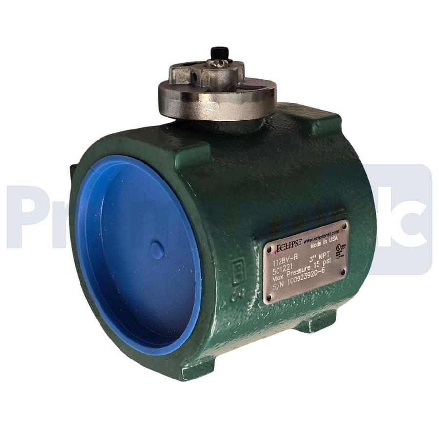 Used Honeywell Eclipse 112BV-B 3" NPT Full Port Manual Control Butterfly Valve 501221