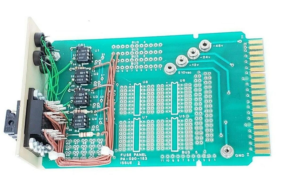 Used CEAC PA-020-153 FUSE PANEL ISSUE: 2 GMT 1-1/3 PB-020-153