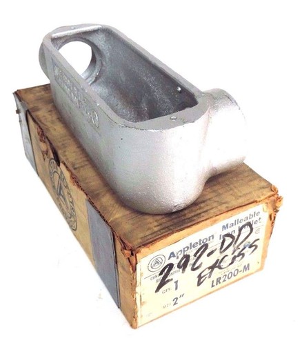 Used NIB APPLETON LR200-M CONDUIT BODY FORM 35, 2'', LR200M