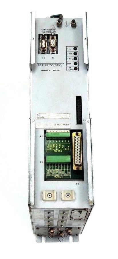 Used INDRAMAT TRANS 01 MODUL TRANS-01.0000 DRIVE SOFTWARE VERSION TR30/003.1-US