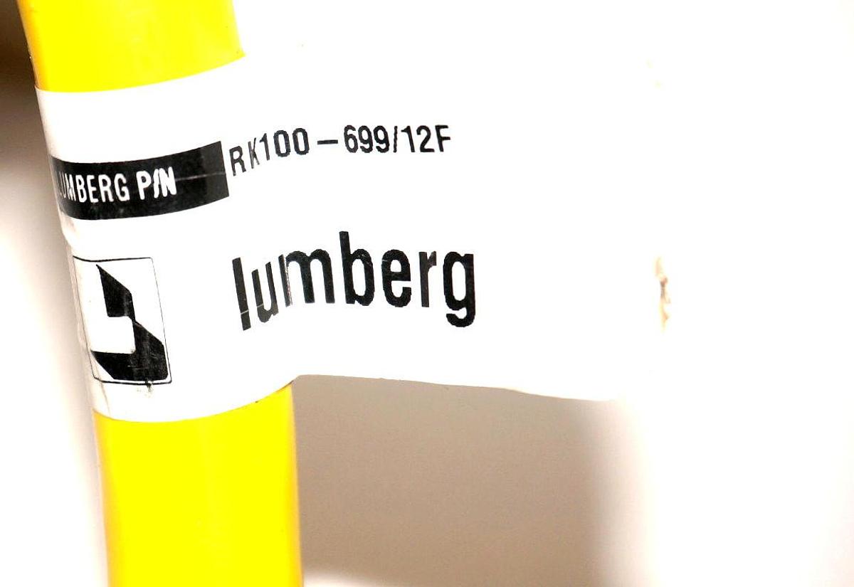Used NEW LUMBERG RK100-699/12F CORDSET 600V,7A