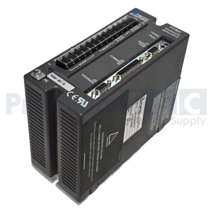 Used PACIFIC SCIENTIFIC /DANAHER MOTION PC833-001-N / PC800 DIGITAL SERVO DRIVE NSNP