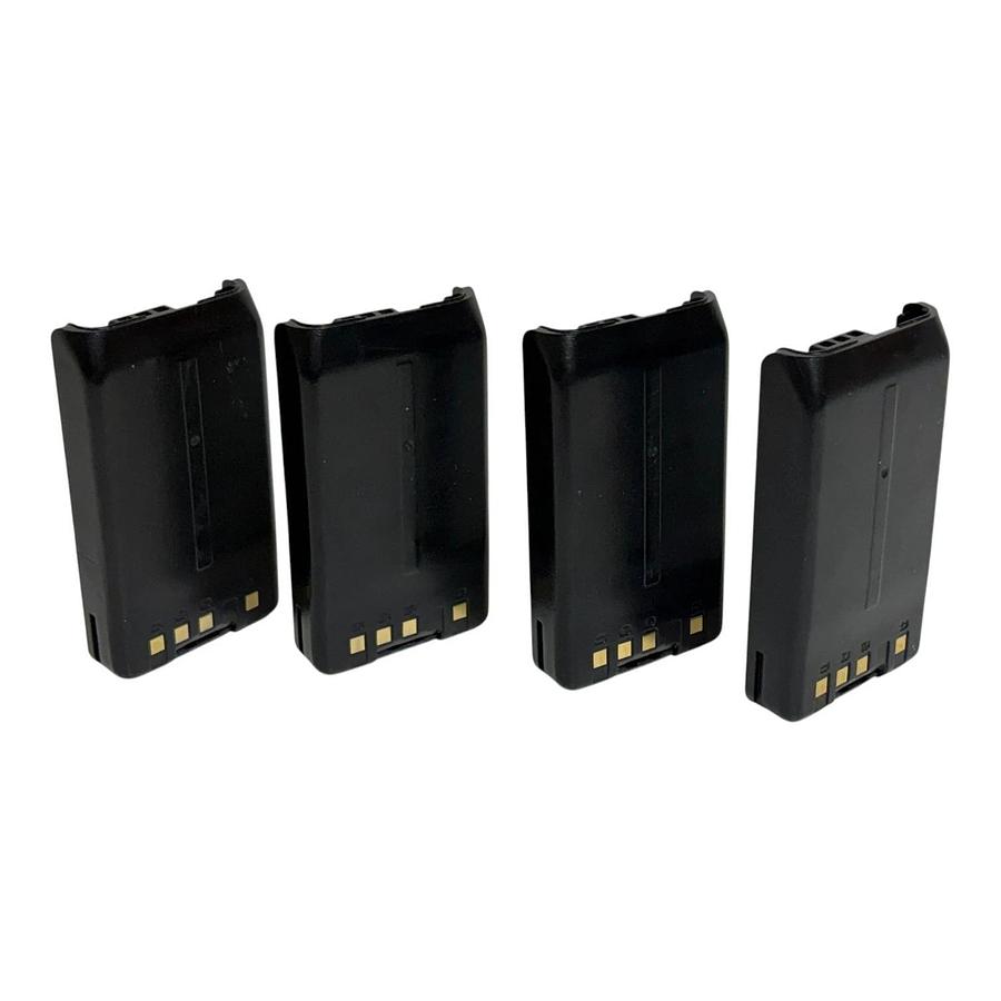 Used Lot of 4 Midport MNKB57 7.4V 2000mAh LiPo Batteries for Kenwood KNB-57L KNB-35L