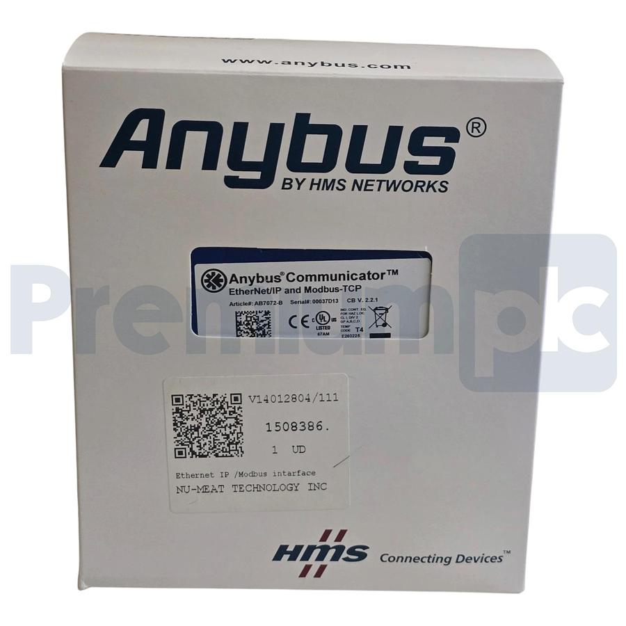 Used HMS Networks Anybus Communicator AB7072-B EtherNet/IP Modbus-TCP Gateway Module