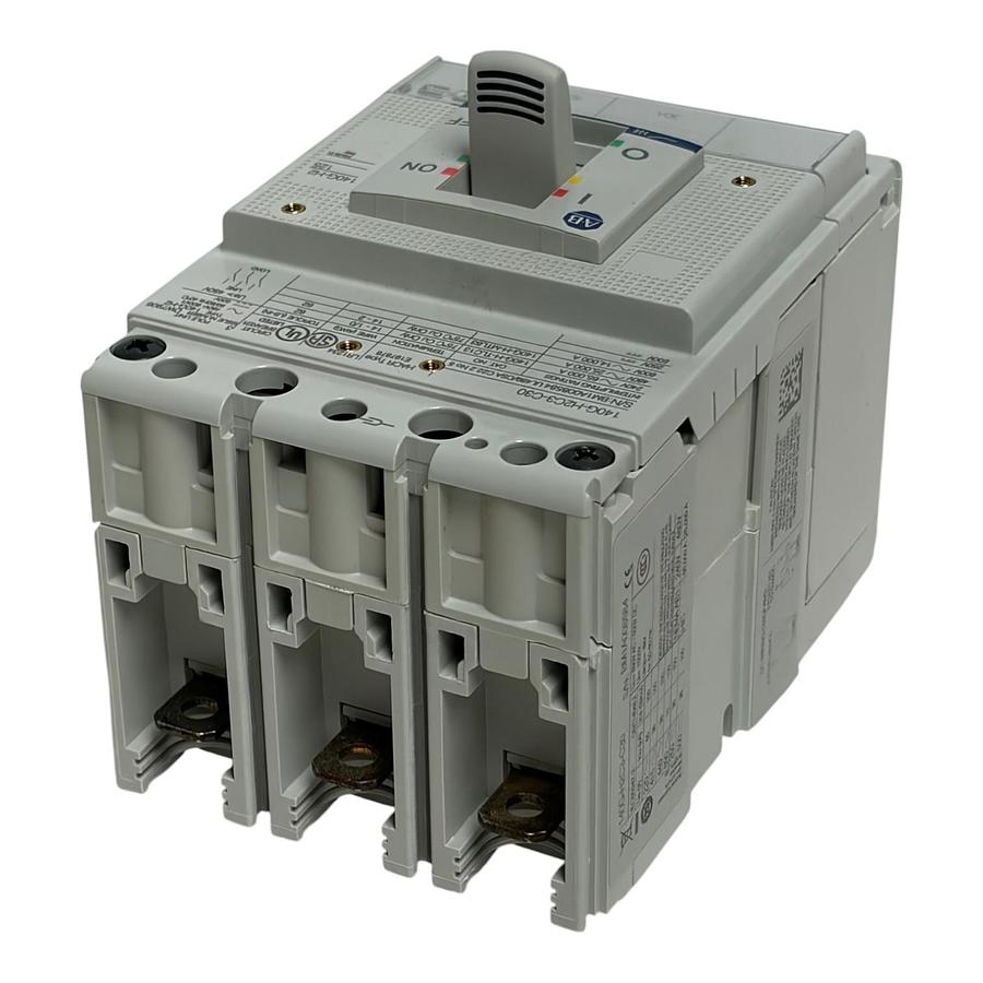 Used Allen Bradley Bulletin 140G-H2C3-C30 Molded Case Circuit Breaker 30A H-Frame Box