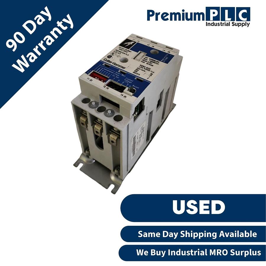 Used USED EATON CUTLER-HAMMER W200MLCFC SIZE 1 NON-REVERSING STARTER 1A96682R01