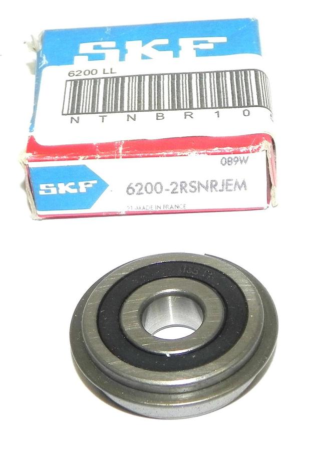 Used NIB SKF 6200-2RSNRJEM BALL BEARING 62002RSNRJEM