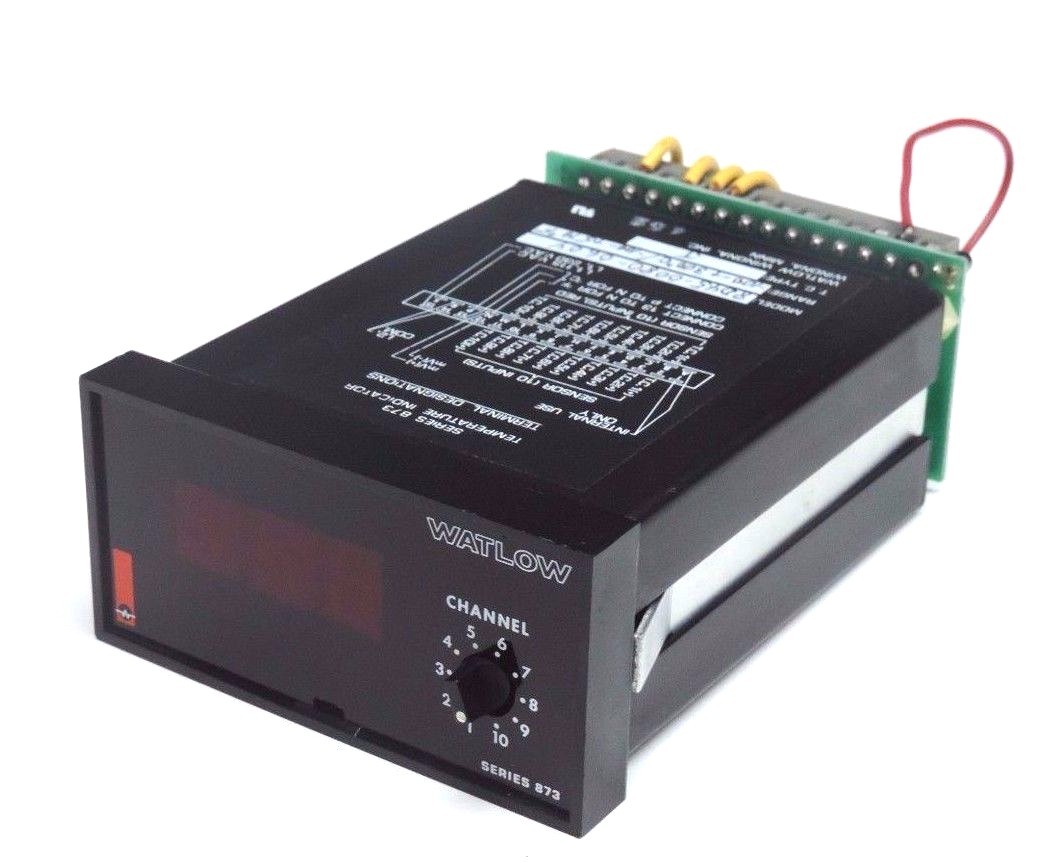 Used WATLOW 8D45-0080-0604 SERIES B73 TEMP. INDICATOR 8D4500800604, T.C. TYPE: J