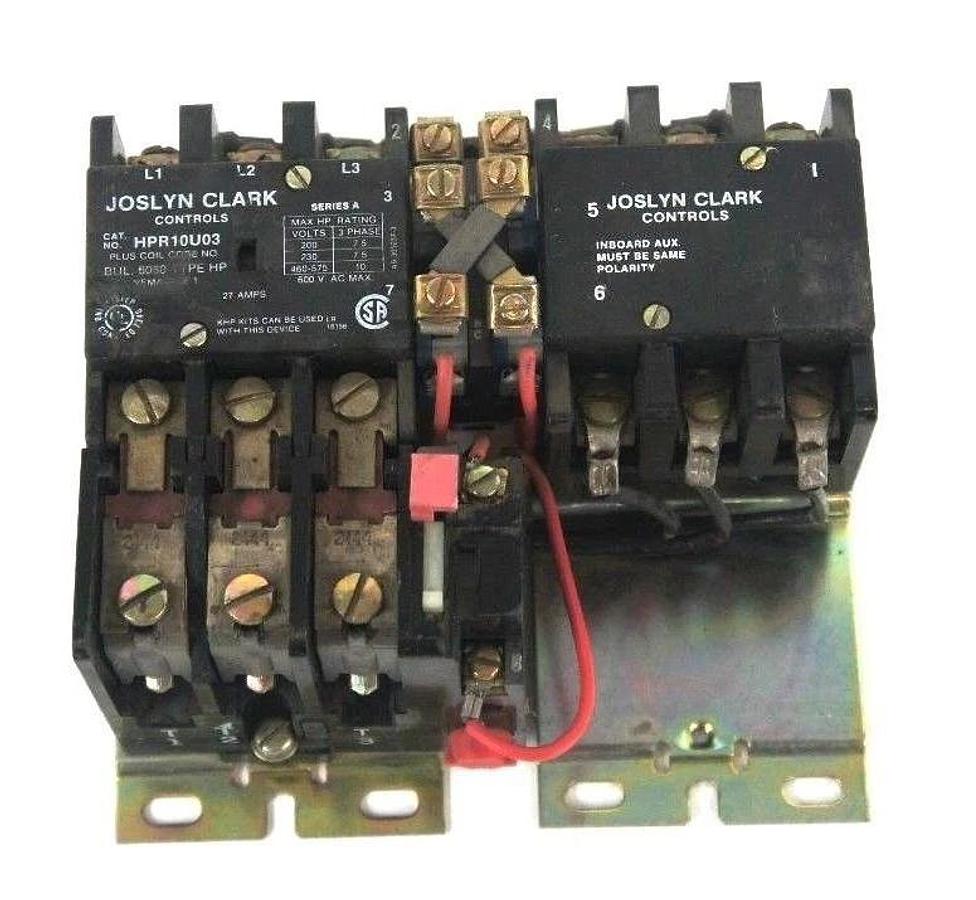Used JOSLYN CLARK CONTROLS HPR10U03 STARTER, SERIES A