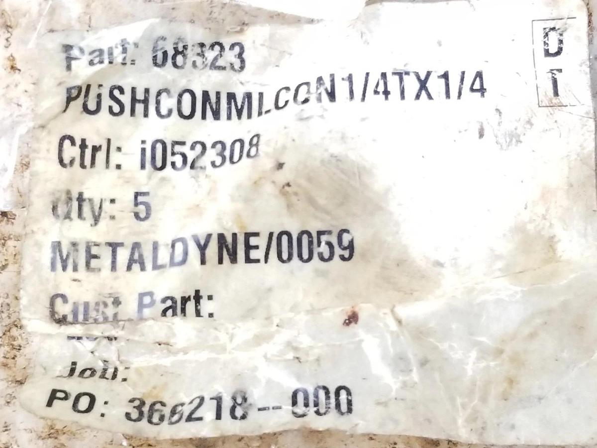 Used METALDYNE 68323 CHAIN 0059 PUSHCONMI.CON1/4TX1/4