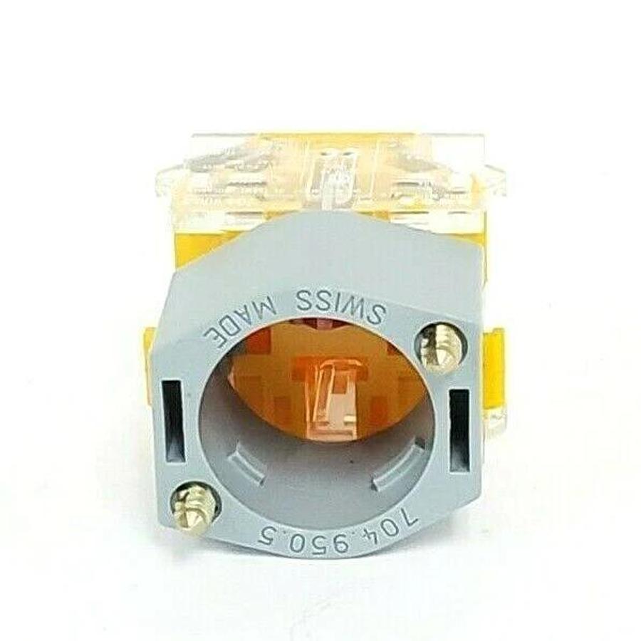 Used EAO 704.900.2 SWITCHING ELEMENT W/ 704.950.5 PLASTIC MOUNTING FLANGE