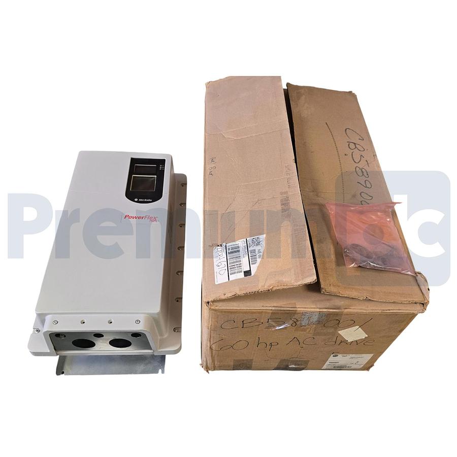 Used Allen Bradley 20F11GD077AA0NNNNN /A PowerFlex 753 AC Drive 480V 60HP NSMP (read)