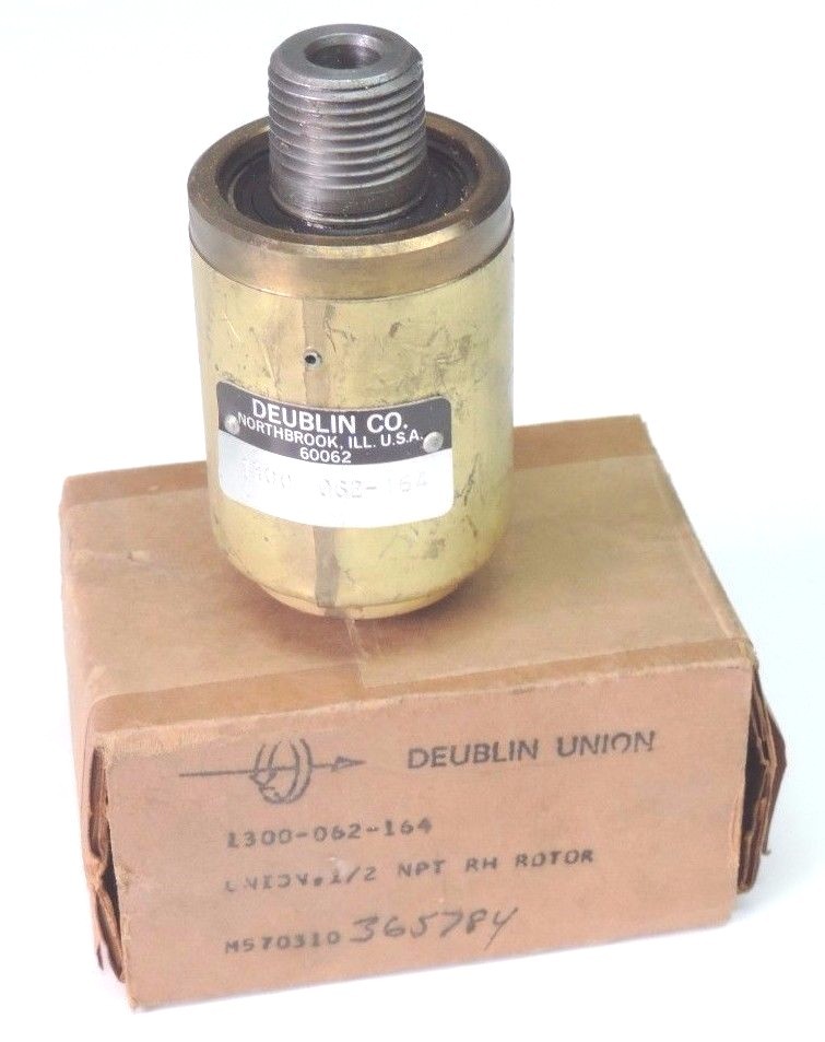 Used DEUBLIN 1300-062-164 UNION 1300062164 1/2'' NPT RH ROTOR (IN BOX)