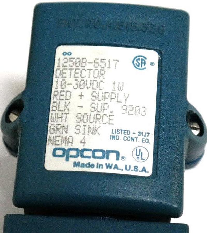 CUTLER HAMMER 1250B-6517 PHOTOELECTRIC 100FT THRU BEAM DETECTOR 6FT CABLE 30VDC